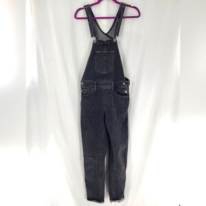Levis Black Denim Overalls Sz XS